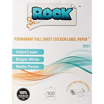 amazoncom rock paper scissors printable sticker paper 85 x 11 inch