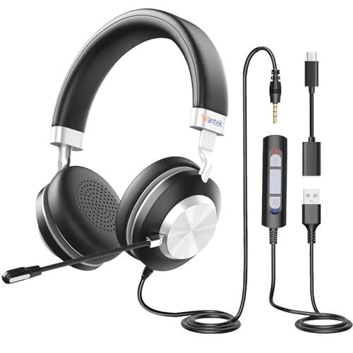 Wantek USB Computer Headset