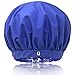 SUPERPOWER CAP The Only Shower Cap For Women That Removes Humidity To Keep Dry Hair Styled | Large For Long + Curly | Waterproof Breathable Fabric | Adjustable | No Slip Grip | GIFT Travel Bag