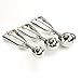 Vktech Stainless Steel Ice Cream Scoop Spoon, 3 pcs(Large, Medium, Small)