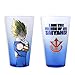 Dragon Ball Z, Frosted Pint Glass Featuring Goku I Am The Prince Of All Saiyans, Set of 1, 16 oz