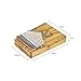 ammoon Kalimba 17 key Thumb Piano Solid Wood Finger Piano with Carry Bag Tuning Hammer AKP-17L