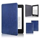 Kindle Paperwhite Case 2018, ACdream The Thinnest and Lightest Leather Smart Cover Case for 2018 New Kindle Paperwhite (Only Fit 2018 Kindle Paperwhite 10th Generation), Navy Blue