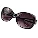 HUAYI Unisex UV400 Outdoor Retro Bowknot Large Frame Sunshade Sunglasses