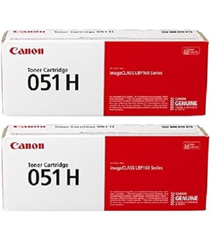 Canon CRG-051H 新品 Amazon.com: Canon Genuine 051H Black High Yield Toner