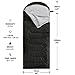 CERTAMI Sleeping Bag for Adults, Girls & Boys, Lightweight Waterproof Compact, Great for 4 Season Warm & Cold Weather, Perfect for Outdoor Backpacking, Camping, Hiking. (Dark Grey/Left Zip)