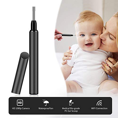 Ear Wax Removal Endoscope,1080P Ear Camera for Smart Phones NonFalling