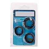 Dayloveme 3pcs Soft Black Co Ckring Set for Sex for Men