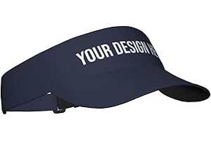 Ayambetus Custom Photo Text Logo Sports Sun Visor Hats Personalized Men's Visors Customized Women's Visors