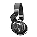 Bluedio T2 Bluetooth Wireless Stereo Swiveling Headphones with Mic, 57mm Drivers,Black