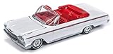 1962 Chevrolet Impala Open Convertible White with Red Interior Vintage Muscle Limited Edition to 4,128 Pieces Worldwide 1/64 Diecast Model Car by Autoworld 64192/ AWSP014 A