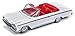 1962 Chevrolet Impala Open Convertible White with Red Interior Vintage Muscle Limited Edition to 4,128 Pieces Worldwide 1/64 Diecast Model Car by Autoworld 64192/ AWSP014 A