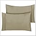 CALIFORNIA DESIGN DEN Luxuriously Soft Hotel Quality 600 Thread Count, 100% Cotton Set of 2 Cases, Crisp & Cool Pillow Cases Queen Size, Fits Standard & Queen Pillows (Taupe)