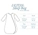 LETTAS Baby Girls Cotton Removable Long Sleeve Zip up Sleeping Bag Thicken Autumn Winter Pink (12-24 Months,M)