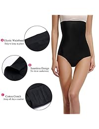 Bragas de cintura alta para mujer con control de barriga