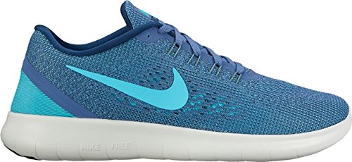 Women's Nike Free RN Running Shoe Blue Moon/Polarized Blue/Coastal Blue Size 7.5 M US