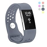 Hanlesi Band for Fitbit Charge 2 , Replacement Fitness Accessory Silicone Wristband Fashion Sport Strap