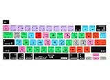 XSKN Logic Pro X English Silicone Shortcuts Design Keyboard Cover Skin for Touch Bar Models New MacBook Pro 16 inch A2141 Keyboard US Version