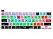 XSKN Logic Pro X English Silicone Shortcuts Design Keyboard Cover Skin for Touch Bar Models New MacBook Pro 16 inch A2141 Keyboard US Version
