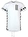 SCREENSHOTBRAND-730 Mens Hipster Hip-Hop Premium Tees - Stylish Longline Side Zipper Fashion T-Shirt