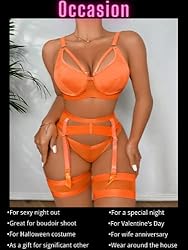 Kaei&Shi Garter Belt Thong Lingerie for