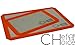 ChefChoice Silicone Baking Mat with Measurements – Set of 2 Non-Slip & Non-Sticky Baking Mats – Food Safe Silicone with Fibreglass – Easy Storage – Versatile – Be it Baking