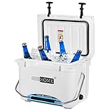 VIVOHOME 22 Quart Ice Chest, Heavy Duty Insulated Beverage Can Cooler with Carry Handle for Camping Fishing Trips, FDA Approved