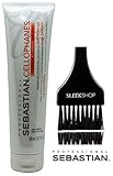CELLOPHANES SAFFRON RED, Color Revitalizer with A3 Complex, Deposit Only, Ammonia-Free, Peroxide-Free (with Sleek Tint Applicator Brush) (SAFFRON RED - 10.1 oz / 300 ml)