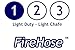 Goyer Marine FireHose Bulk Jacket - Chafe Guard for Dock Lines - 10 feet