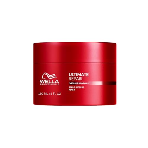 Wella Professionals – Wella Ultimate Repair Haarmaske – tiefenwirksame Haarpflege für kaputtes Haar mit AHA und Omega 9 – reparierende Haarkur – 150 m