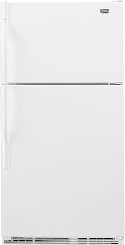 Amazon Com Maytag M1txegmyw 20 6 Cu Ft White Top Freezer Refrigerator Energy Star Appliances