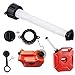 ORANDESIGNE Gas Can Spout Replacement Old Style Flexible Fuel Can Pour Nozzle Kit with Gaskets Collars Stopper Caps Vent Cap for Blitz Gott Essence Plastic Kerosene Diesel Water Jug 1 2 5 Gallon 3 Set