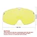 VICTGOAL Bike Helmet Strong Magnetic Helmet Goggles Visor for VG103 Bicycle Helmet (Yellow)