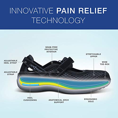 Orthofeet Orthopedic Shoes for Women Ideal for Heel and Foot Pain