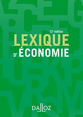 Lexique d'économie