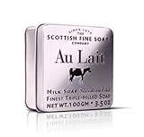 The Scottish Fine Soaps Company Au Lait Milk Soap In A Tin (100g)