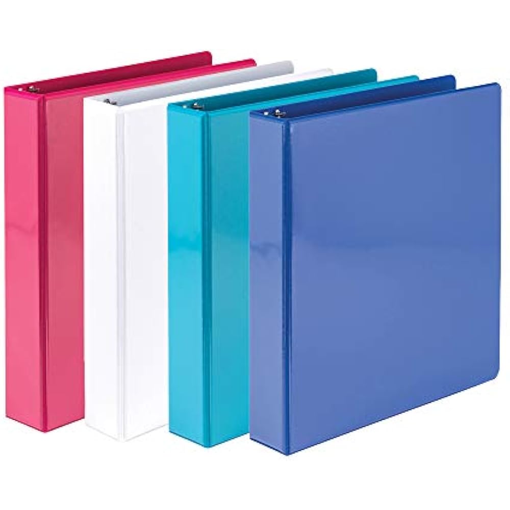 1.5 Inch View Binders Round Ring Binders/Customizable Clear Binder/Bulk