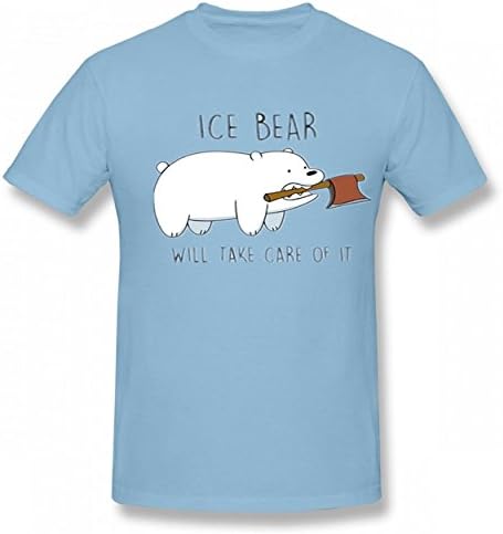 Handsome Ice Bear Take Care Of It Men Novelty Funny Good Quality T Shirt