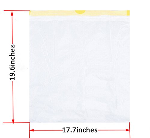 Trash Bags,Garbage Bags,5 Gallon Trash Can Liners Bags, Drawstring Kitchen Bags, Wastebasket Bags with Drawstring Handles by Meleg Otthon, 90 Count (Drawstring) - Thumbnail 3