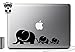 Cute Elephant Family 13 Inch MacBook Laptop Vinyl Decal Sticker for Air Pro Notebook Auto Great Gift Mac PC Computer