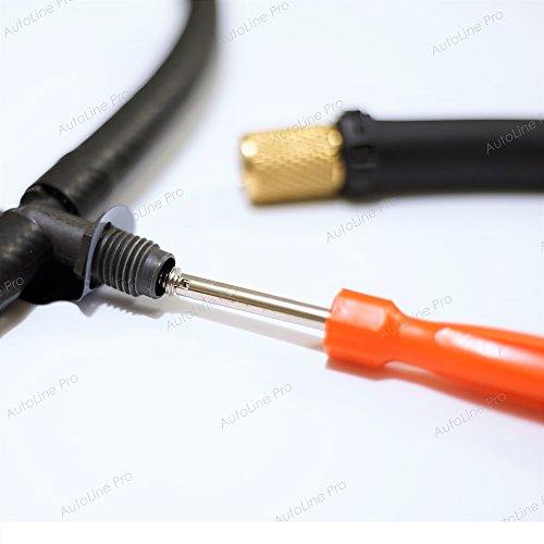 EVAP Service Port Adapter Adaptor Connector Kit w/ Valve Removal Tool Smoke Leak Tester