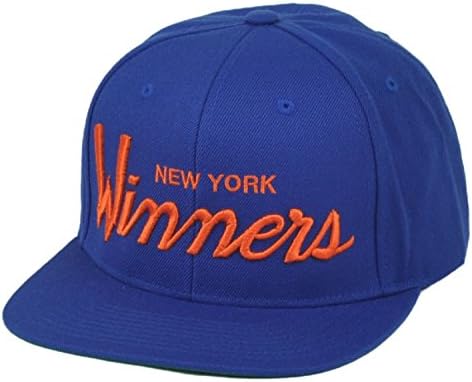 RWTW Logo Roll With The Winner New York Blue Orange Snapback Hat Cap Wining NY