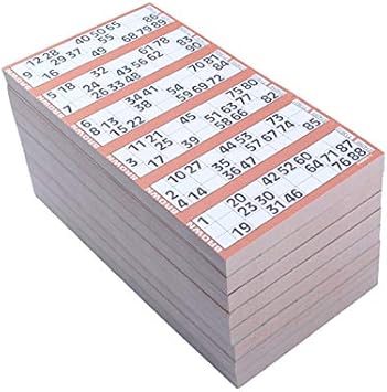 Jumbo Ticket Bingo Singles, 6 Vista Pack,Marrón: Amazon.es: Juguetes y juegos