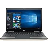 Premium HP Pavilion Business Flagship High Performance Laptop PC 14" HD+ Display Intel i3-6100U Processor 8GB RAM 1TB HDD Backlit-Keyboard Webcam Bluetooth Windows 10-Modern Gold