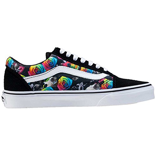 vans old skool rainbow floral