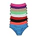 ToBeInStyle Women's 6 Pack Laser Cut Brazilian Style Tanga Panty