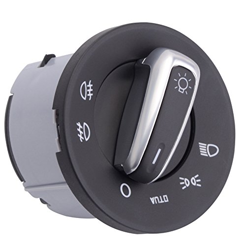 Daphot Store - Headlight Fog Light Control Switch Replacement Car Accessories FOR SKODA OCTAVIA II 04-13 1Z0941431K/1Z0 941 431K