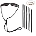 Fixget Petrel S66 Eyewear Retainer Sports Sunglass Holder Straps, Eyewear Retention System, Set of 6