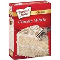 Duncan Hines Classic White Moist Cake Mix 15.25oz (Pack of 2)