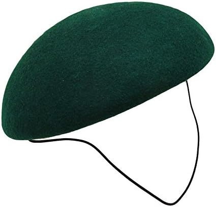 Women's Vintage Wool Felt Plain Pillbox Hat